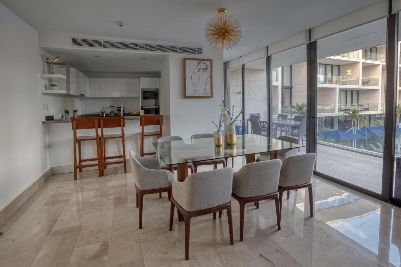 Astonishing Condo With Balcony In A Private Complex With Pool And Gym Playa del Carmen Buitenkant foto
